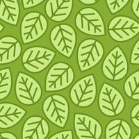 Green leaves seamless pattern for decoration your business identity ecology company vector