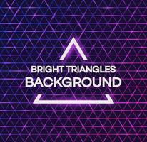 Bright triangles background for sale banner