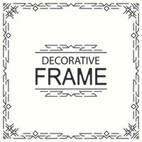 decorative vector frame geometric line