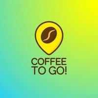 Coffee logo isolated on background. Vector design elements, business signs, logos, identity, labels, badges and other branding objects for your business. Vector illustration.