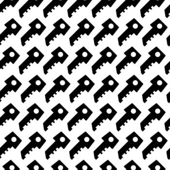 Modern abstract pattern with key vector