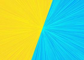 Versus lightning background yellow cyan color vector