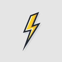 Electric power vector icon