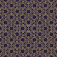 Art deco seamless pattern gold style on cyan background vector