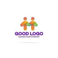 Support community logo vector