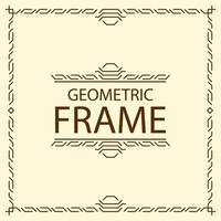 vector frame geometric line style