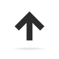 Vector arrow up icon