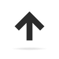 Vector arrow up icon