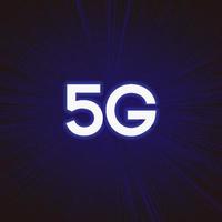 Bandera del concepto 5g vector