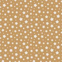 Christmas star seamless pattern white color on gold background for christmas sale vector