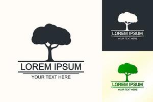 tree vector logo set