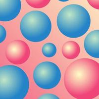 Abstract circles background modern gradient style for presentation vector