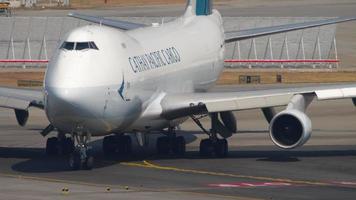 verkeer op de internationale luchthaven van hong kong video