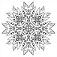 Abstract mandala background vector