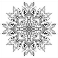 Abstract mandala background vector