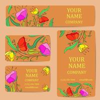 Business card for your design vector