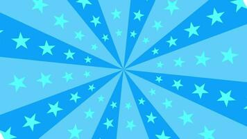 video background starburst blue beam