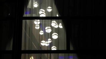 hermosa decoración de lámparas de interior video