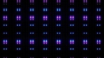 flackernde Neonlichter mit gepunktetem Muster vj-Schleife video