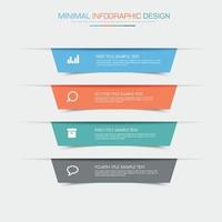 plantilla de infografía empresarial con icono, ilustraciones de diseño vectorial vector