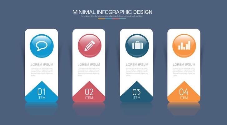 Business infographic template  with icon ,vector design illustration