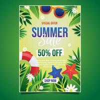 Summer Sale Poster vector