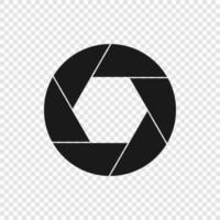 Shutter camera Icon vector