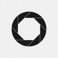 Shutter camera Icon vector