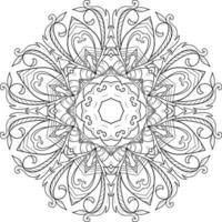 fondo de mandala abstracto vector