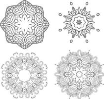 Abstract mandala background vector