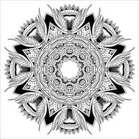 fondo de mandala abstracto vector