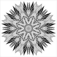 Abstract mandala background vector