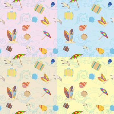 Summer background seamless