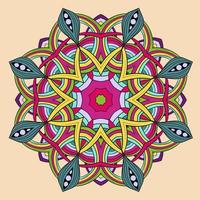 Abstract mandala background vector