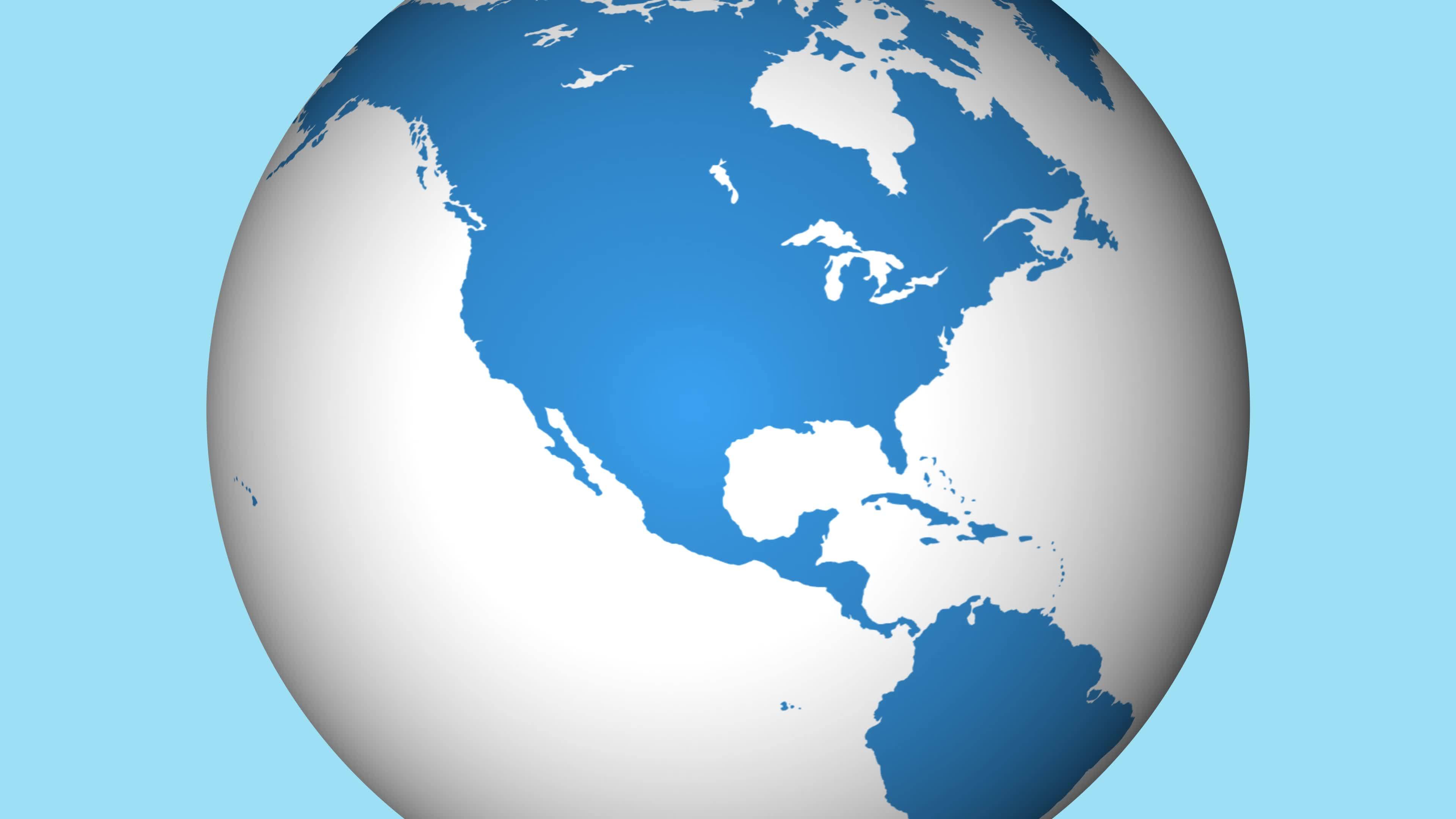 Animated World Map Stock Video Footage for Free Download