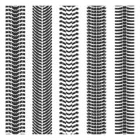 Bicycle tire print mark element vector
