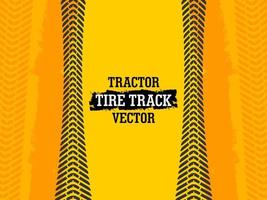 Tractor tire print mark background vector