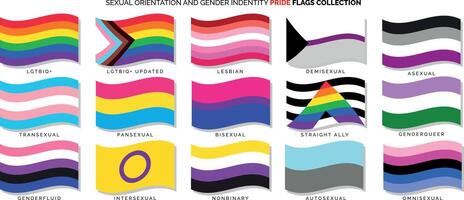 Pack of Sexual Orientation and Gender Identity vector