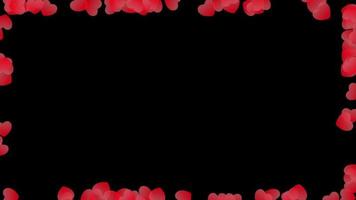 Red heart animated borders free download