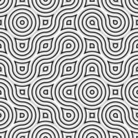 monochrome background with retro pattern design vector