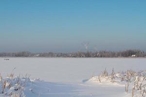 invierno en el lago foto