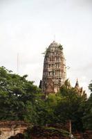 Pagoda at Wat Chaiwattanaram Temple, Ayutthaya, Thailand photo