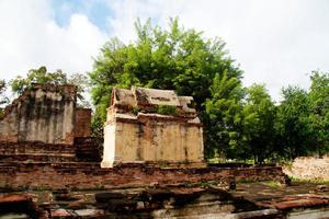 Pagoda at Wat Chaiwattanaram Temple, Ayutthaya, Thailand photo
