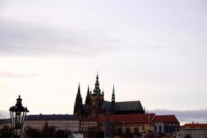 vista de la ciudad vieja de praga foto