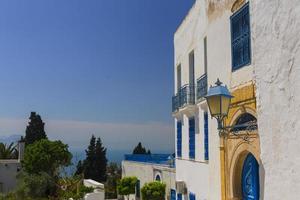 Old arabic town in Tunisia - Sidi Bu Said photo