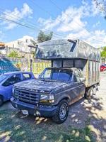 Playa del Carmen Quintana Roo Mexico 2022 Typical street road and cityscape of Playa del Carmen Mexico. photo