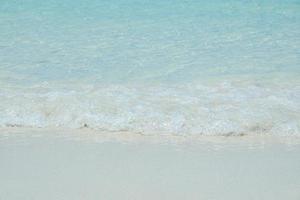 Waves of the sea on the sandy beach, Koh Larn, Pattaya, Thailand photo