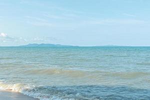 Pattaya beach, Thailand welcomes tourists. photo