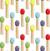 Seamless vector pattern with colors safety match