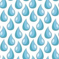 Seamless vector pattern with blue little drop